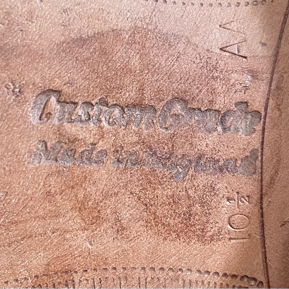 Church’s Custom Grade Black Leather Cap-Toe Oxfords Men’s Size 10.5AA - Picture 11 of 12